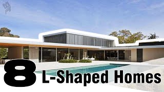 8 Modern LShaped Houses You Will Admire [upl. by Natsirk]