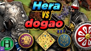 Persians vs Slavs  1v1 Arabia  vs dogao  AoE2 [upl. by Manlove44]