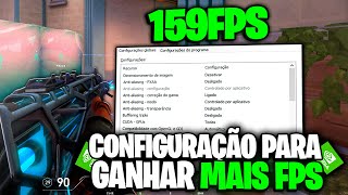 COMO CONFIGURAR O PAINEL NVIDIA GEFORCE PARA MELHORAR O FPS DO VALORANT [upl. by Lankton]