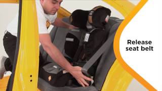 Custodian Plus II Convertible Booster Seat harnessed installation [upl. by Robb286]