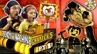 BENDY amp the INK MACHINE Chapter 5 The END of FGTEEV  BENDY Secrets on the Wall [upl. by Gurtner209]