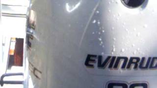 Flushing Evinrude ETEC 90 hp [upl. by Eciram]