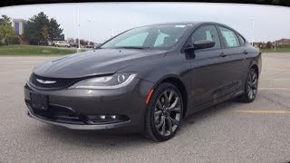 2015 Grey Chrysler 200 S Vehicle Demonstration Newmarket Ontario  MacIver Dodge Jeep [upl. by Rehc]