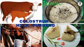 COLOSTRUM MILK PUDDING JUNNU PERFECT MILKPUDDING JK SPECIALCREATIONS JYOTHIS SPECIAL junnu [upl. by Amak265]