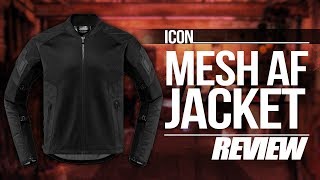 Icon Mesh AF Motorcycle Jacket Review [upl. by Eustace]