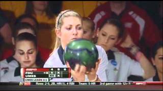 2012 NCAA Womens Collegiate Bowling Championships FDU vs UMES game 5 [upl. by Boatwright]