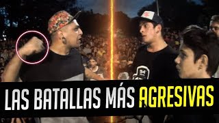 Las Batallas más AGRESIVAS y de TENSIÓN en la HISTORIA del Freestyle [upl. by Cesare]