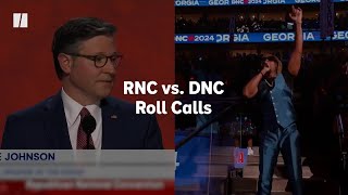 RNC vs DNC Roll Calls [upl. by Erminie]