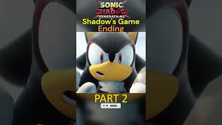 Shadows Game Ending Part 2 sonicxshadowgenerations shorts [upl. by Naesed]