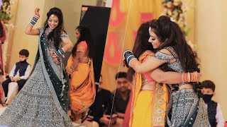 Brides Dance for her Family  Wedding Dance performance  Riansh [upl. by Marybella]