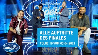 Alle Auftritte des Finales  Folge 19 vom 03042021  DSDS 2021 [upl. by Draude]