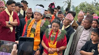 Tamang culture Bihe Happy married life jureli vale singer [upl. by Woolson]