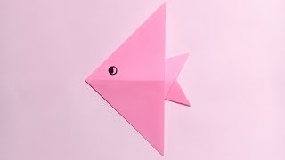 origami fish easy for kids [upl. by Idnyc]