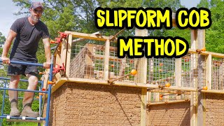 The Cob Slipform Method  Part 2  Building Cob Walls [upl. by Spalding295]