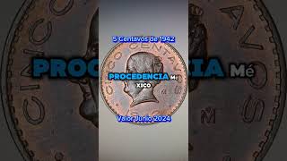 5 Centavos de 1942Valor Junio 2024 [upl. by Elisee]