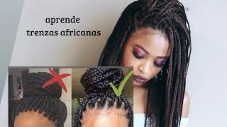 Mejor Método de hacer trenzas africanas crochet aprende consejos y tips [upl. by Veedis]