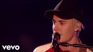 Justin Bieber  Love Yourself amp Sorry  Live at The BRIT Awards 2016 ft James Bay [upl. by Sremlahc]