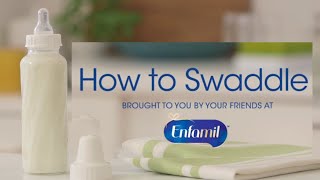 How to Swaddle a Baby Step By Step  Benefits of Swaddling  Enfamil A Canada [upl. by Parish]