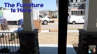 The Furniture Arrives House Tour Vlog Pottery Barn Delivery  PaulAndShannonsLife [upl. by Gnok]