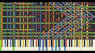 Black MIDI The Hardest Piano Song in Synthesia Masterpiece ♫ [upl. by Semela381]