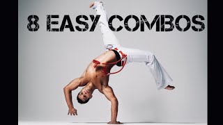 8 easy capoeira combos you can practice [upl. by Annaej]