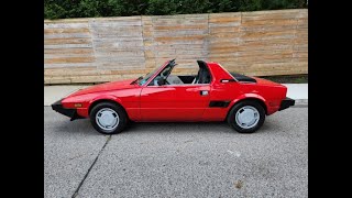 September 2024 Lot No37  1986 Fiat Bertone X19  FOR SALE auction ending 092924 5p CST [upl. by Sorkin]