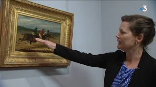 Une Minute un tableau quotCourse de chevauxquot de Géricault au Musée des Beaux Arts de Caen [upl. by Meid]