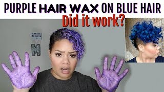 I Tried Temporary Hair Color Wax On My Curls And  Mofajang review  Demo [upl. by Anuaik]