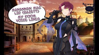 【FGO】Manannán mac Lir Bazett My Room Voice Lines ENG [upl. by Elurd52]