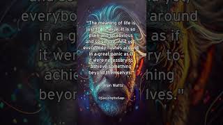 The Meaning Of Life – Alan Watts – Eastern Wisdom [upl. by James712]