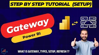 How to set up Gateway in Power BI 🚀 Types Install Configure Standard mode amp Personal Mode [upl. by Elison]