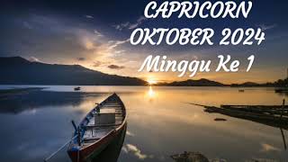 CAPRICORN ♑ Oktober 2024 Minggu Ke 1  KEJELASANKEPASTIAN DARI SESEORANG YANG SEDANG KAMU TUNGGU [upl. by Llertnom381]