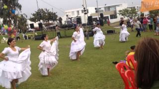 Coreografía de Marinera Norteña Damas  Playa CanariasChilca [upl. by Ahsinad]