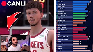 🔴 ALPEREN ŞENGÜN NBA 2K24 BUILD 🔥🔥EKİPLE MyPARK 🏀 [upl. by Nirac]