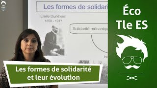 Économie  Terminale  BAC  Les formes de solidarité et leur évolution [upl. by Eneja400]