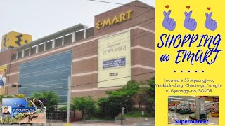 SHOPPING  EMART Yongin city [upl. by Caleb]