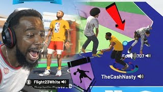 Me And FlightReacts BREAKS Trash Talker ANKLES In MyPARK NBA 2k19 [upl. by Rafiq255]