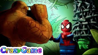 Lego Marvel Super Heroes 100 Guide Complete Walkthrough 23 Reptilian Ruckus [upl. by Meehar214]