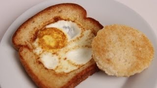 Egg in a Basket  Recipe  Laura Vitale  Laura in the Kitchen Episode 405 [upl. by Celin]