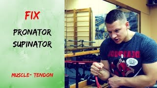 FIX FOREARM PAIN Get rid of pain in pronator and supinator muscle or tendon [upl. by Neural]