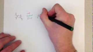 Drawing a Cyclohexane Chair [upl. by Ahsenyl]