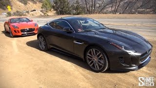 Jaguar FType R and V6 S  Driving Impressions [upl. by Delanos]