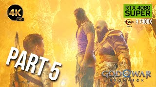 God Of War RagnarokPC  The Lie About Ragnarok  4K 4080 Super [upl. by Yelsnik331]