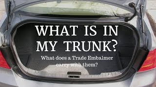 What is in a traveling trade embalmers trunk Lets take a peek [upl. by Kenlee]