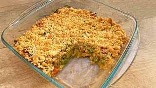 Crumble de courgettes et de tomates  Recette facile [upl. by Lledraw647]