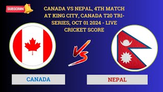 nepal vs canada live  Nepal vs Canada live streaming live commentary nepal vs canada Live Cricket [upl. by Notsahc]