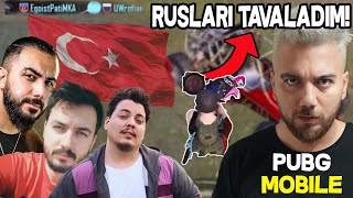 TÜRKİYEm VS RUSYA EFSANE TURNUVA 32 YOUTUBER  PUBG Mobile  Egoist Pati [upl. by Anehta]