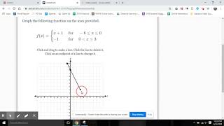 DeltaMath Graphing Piecewise Functions Level 1 [upl. by Niatirb]