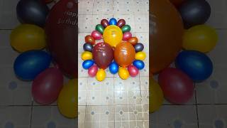 ASMR Beautiful 3HBD and Mini Colorful Balloons with water Colorful in Balloon Pop Reverse Satisfying [upl. by Demetra]