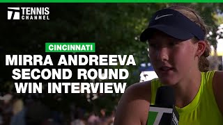 Mirra Andreevas Maturity  Cincinnati Second Round [upl. by Romeon]